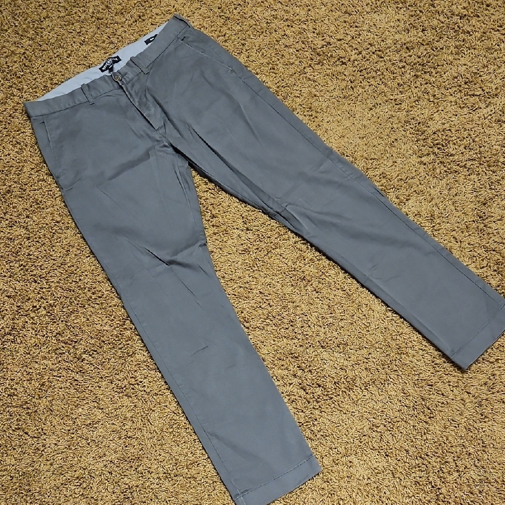 J. Crew | Mercantile Flex | Men's Gray Pants | Slim Fit 32x32